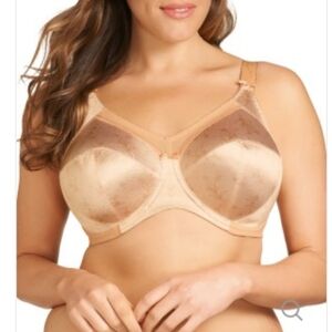Size 46L Goddess Clara Banded Underwire Bra beige GD6630